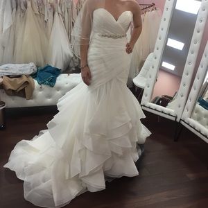 NWT, never-worn wedding dress, Mori Lee